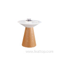 white round table top MDF center coffee table